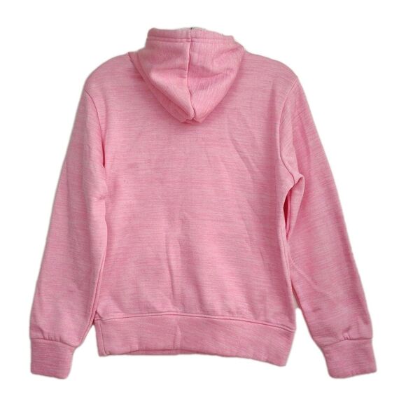 Mossy Oak Hoodie Sweatshirt Women's S Pink Large Flag Logo Pullover Pockets - Picture 2 of 10